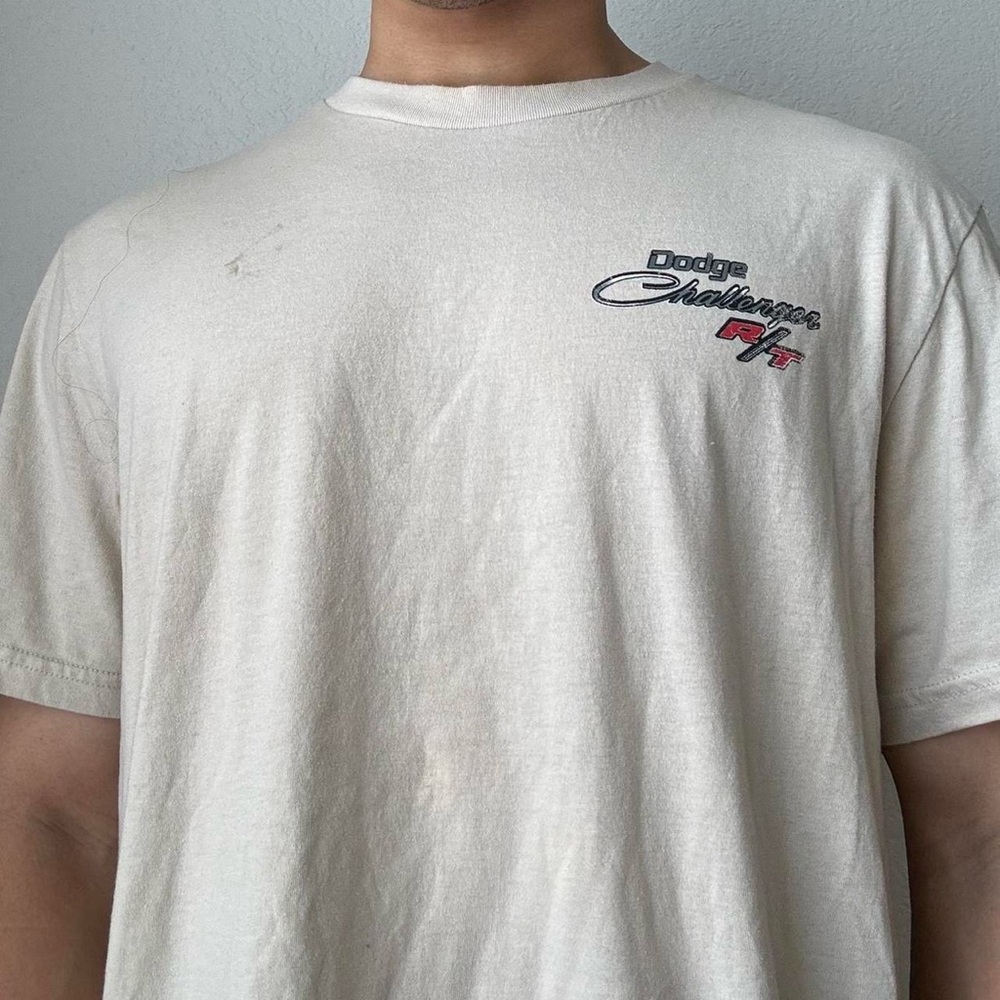 Challenger R/T Racing AOP Graphics Cream Tee Shirt - Picture 4 of 6